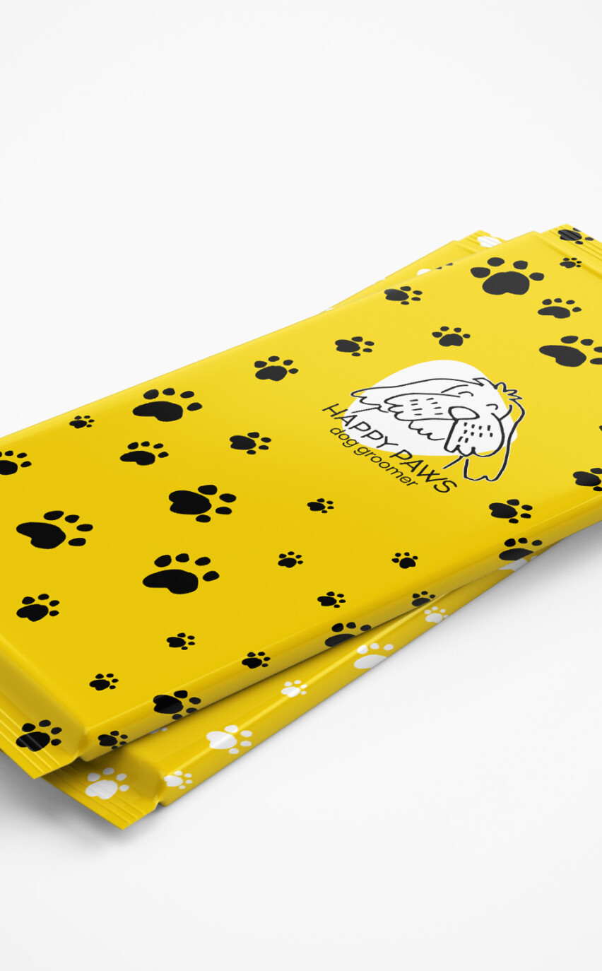 Happy Paws Dog Groomer Branding