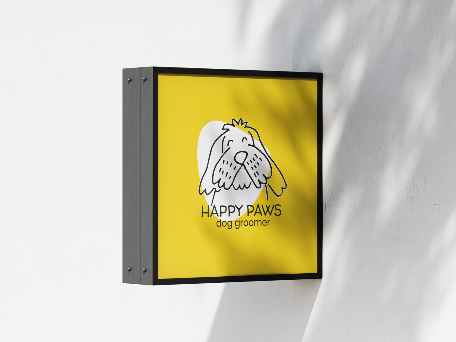 Happy Paws Dog Groomer Branding