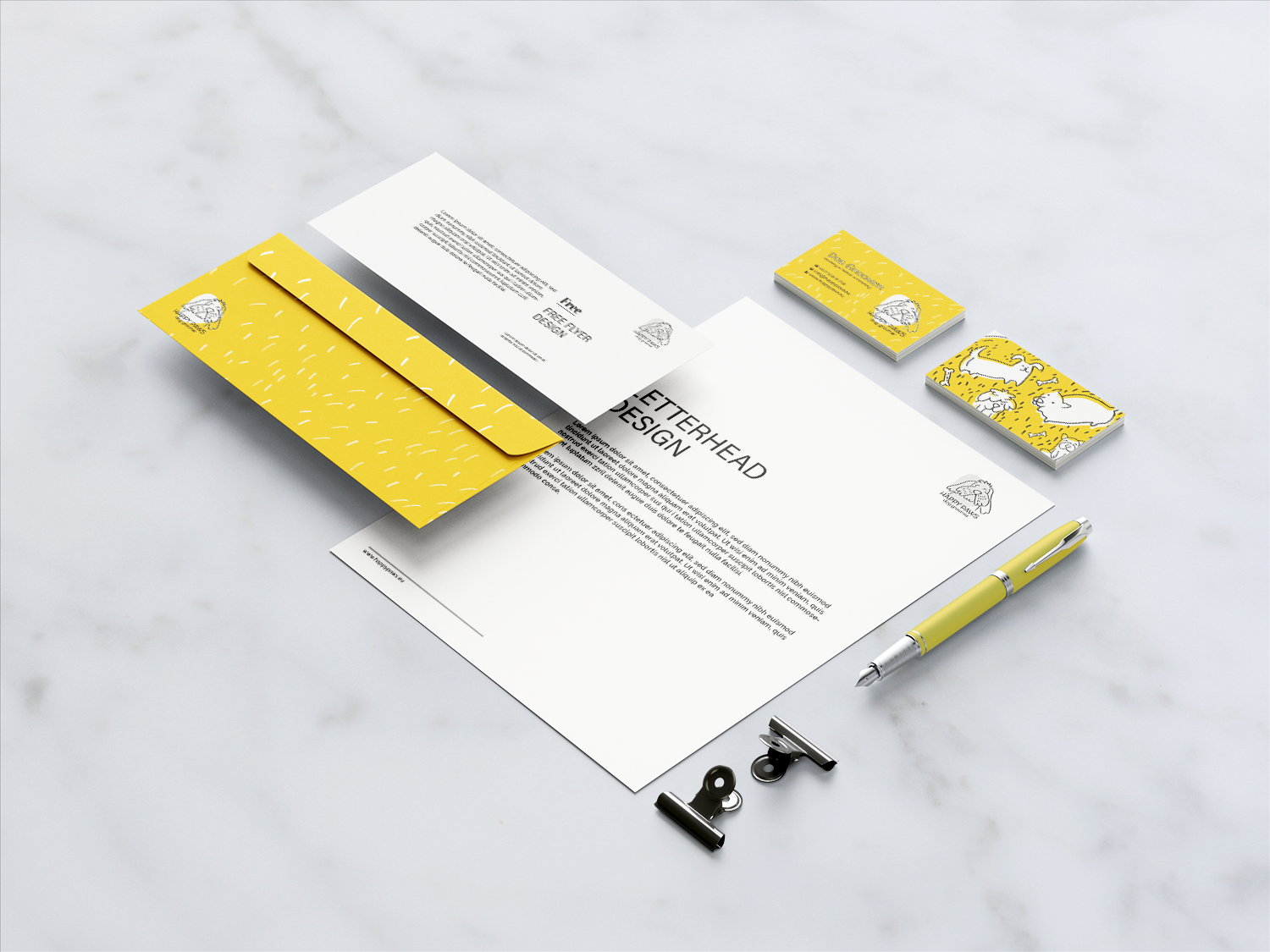 Happy Paws branding